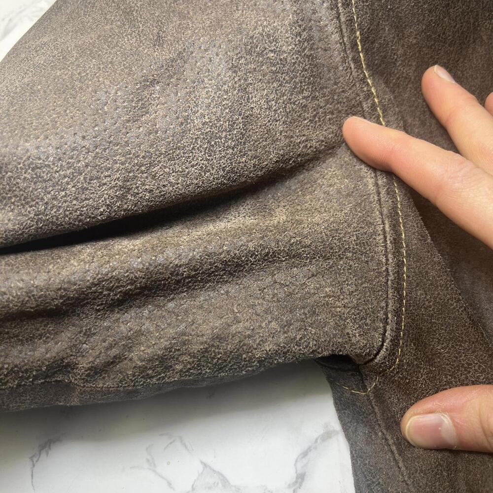 Winlit New York super cool moto style jacket with Sherpa collar - Picture 7 of 8